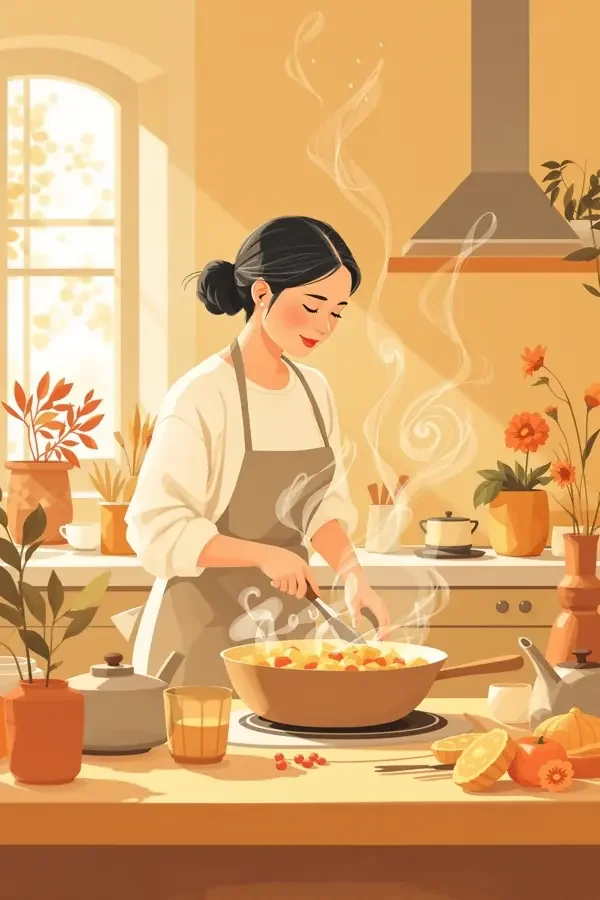 妈妈的厨房 - 黄果AI官网治愈短剧封面
